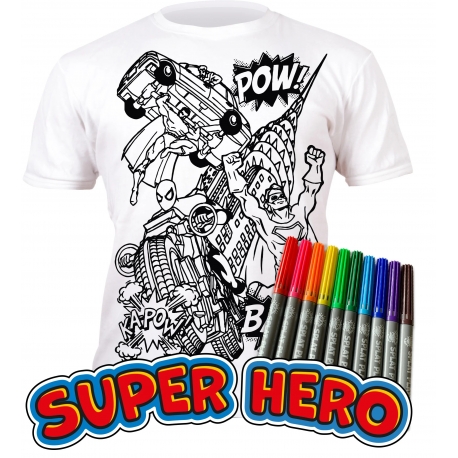 T-SHIRT SUPER HERO 3-4
