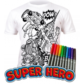 T-SHIRT SUPER HERO 3-4