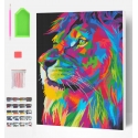 LION DIAMOND PAINTING 40 X 30CM