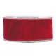DOUBLE VELVET RIBBON 40MM - RED BY THE METER