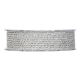 MARINE CORD 2MM - SILVER BY THE METER