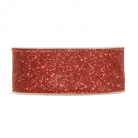 SATIN RIBBON 3MM - RED BY THE METER