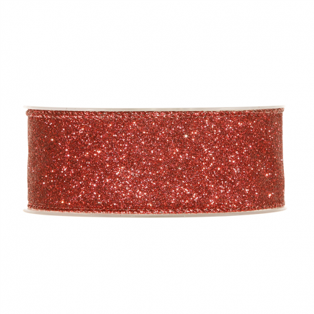 SATIN RIBBON 3MM - RED BY THE METER