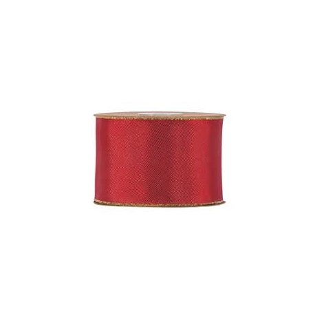 SATIN RIBBON 3MM - RED BY THE METER