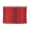SATIN RIBBON 3MM - RED BY THE METER