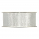 RIBBON FABULOUS 40MM - SILVER BY THE METER