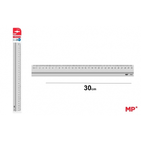ALLUMINIUM RULER 30CM