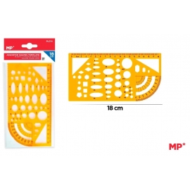 ARISTO CIRCLE TEMPLATE 1-36MM , 45 CIRCLE