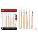 WOODEN CLAY MODELLING TOOLS
