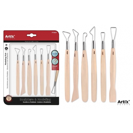 WOODEN MODELLING TOOLS