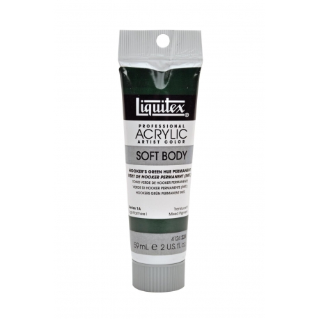 SOFT BODY ACRYLIC PAINT - HOOKER'S GREEN HUE PERMANENT