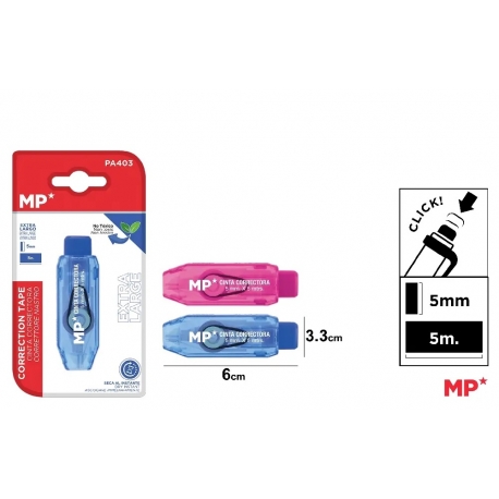 TAPE CORRECTOR 5MM X 6M