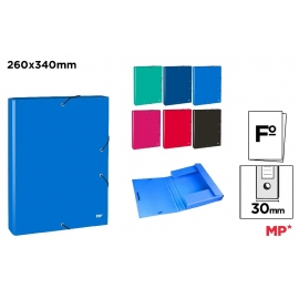 FOLDER WITH FLAP AND ELASTIC BANDS