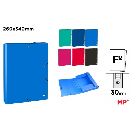 FOLDER WITH FLAP AND ELASTIC BANDS