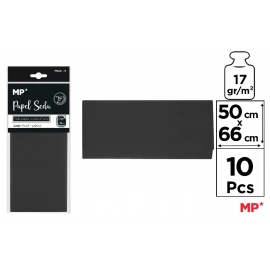 SILK PAPER 50 X 66CM C.BLACK