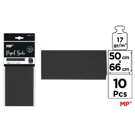 SILK PAPER 50 X 66CM C.BLACK