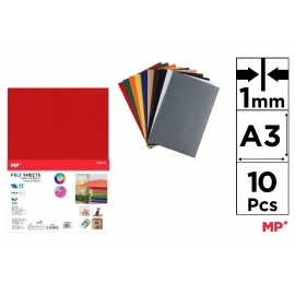 Felt By Roll - Black (45cmX5m)