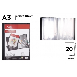 POLYPROPYLENE CUSTOMIZABLE DISPLAY FOLDER 