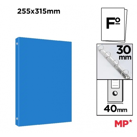 RINGBINDER W/4 RINGS 30MM