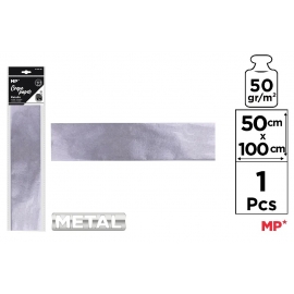 CREPE PAPER METALLIC 50 X 100CM