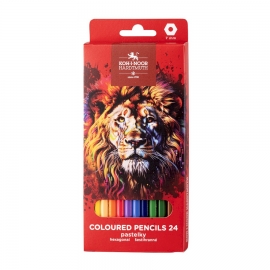 SCHOOL COLOURED PENCIL SET 24