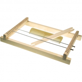 CHILDRENS WEAVING FRAME WITH SHUTTLE