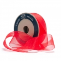 SATIN RIBBON 3MM - RED BY THE METER