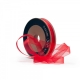 SATIN RIBBON 3MM - RED BY THE METER