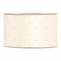 RIBBON CHRISTMAS DIAMONDS 63MM - CREAM - BY THE METER