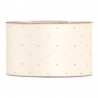 RIBBON CHRISTMAS DIAMONDS 63MM - CREAM - BY THE METER