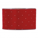 RIBBON CHRISTMAS DIAMONDS 63MM - RED - BY THE METER