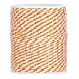 CORDINO UPDIKE 2MM - PINK - BY THE METER