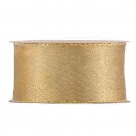 RIBBON MY FAVOURITE DREAM 40MM - COPPER - BY THE METER