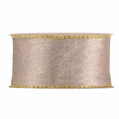 RIBBON MY FAVOURITE DREAM 40MM - DARK PINK - BY THE METER