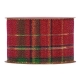 RIBBON BRIGHT SCOTLAND 63MM - RED - BY THE METER