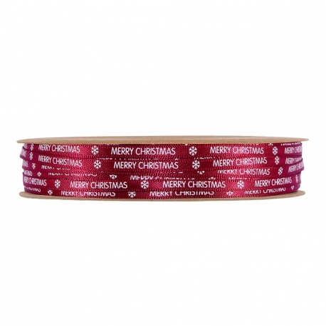SATIN RIBBON 3MM - RED BY THE METER