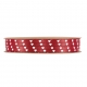 HEARTS RIBBON 4MM - RED - BY THE METER