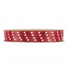 HEARTS RIBBON 4MM - RED - BY THE METER