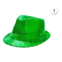 SEQUIN HAT - GREEN