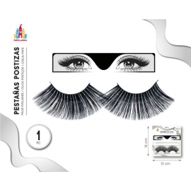BLACK SILVER EYELASHES