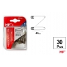 CHROME SAFETY PINS 38MM 40PCS