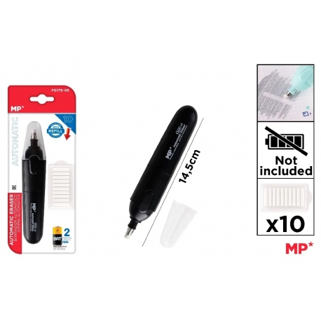 AUTOMATIC ERASER WITH SPARE RUBBER