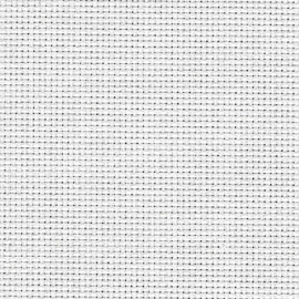 PEARL AIDA 11 COUNT 85CM WIDTH - WHITE - BY THE METER