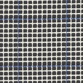 RUG CANVAS - BLUE CHECKED 150CM WIDTH - BY THE METER