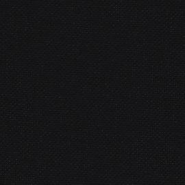 FINE AIDA FABRIC 18 COUNT 110CM WIDTH - BLACK - BY THE METER