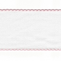 ZWEIGART AIDA BAND 5CM 14 COUNT - PINK TRIM - BY THE METER