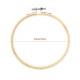 EMBROIDERY HOOP BAMBOO - 13CM