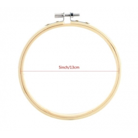 EMBROIDERY HOOP BAMBOO - 13CM