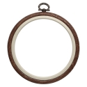 ROUND PLASTIC EMBROIDERY HOOP - 10CM DIAM.