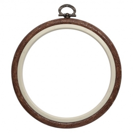 ROUND PLASTIC EMBROIDERY HOOP - 10CM DIAM.